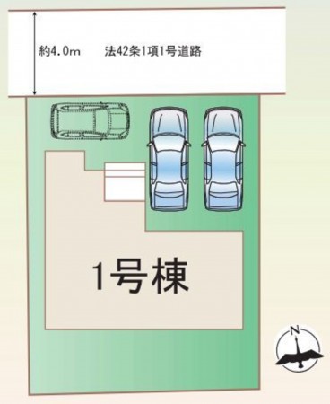 仙台市若林区、新築一戸建ての画像です