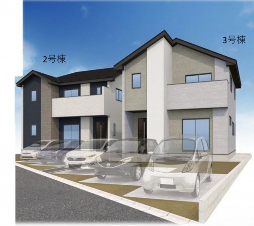 仙台市若林区若林、新築一戸建ての画像です