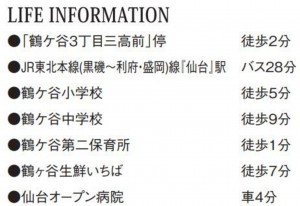 仙台市宮城野区鶴ケ谷、新築一戸建ての画像です