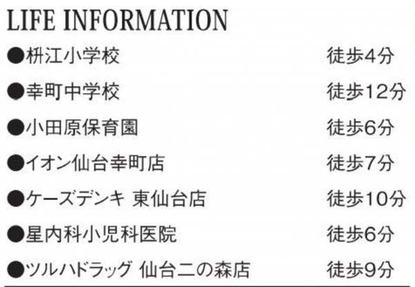 仙台市宮城野区、新築一戸建ての画像です