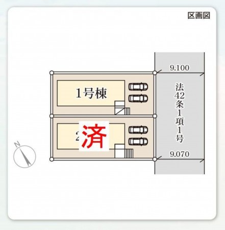 仙台市太白区太白、新築一戸建ての画像です