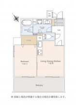 仙台市若林区、収益物件/マンションの間取り画像です