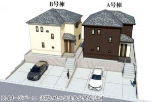 仙台市青葉区川平、新築一戸建ての画像です