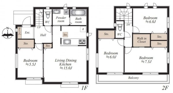 仙台市青葉区川平、新築一戸建ての画像です