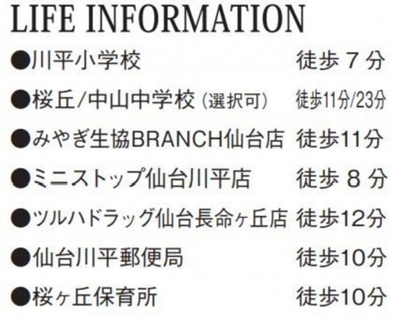 仙台市青葉区川平、新築一戸建ての画像です