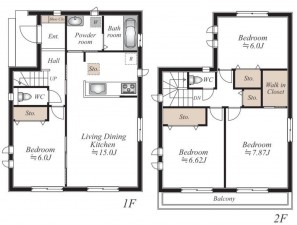 仙台市太白区、新築一戸建ての画像です