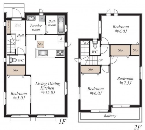 仙台市太白区、新築一戸建ての画像です