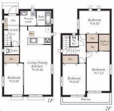 仙台市太白区、新築一戸建ての画像です