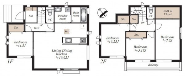 仙台市宮城野区鶴ケ谷、新築一戸建ての画像です