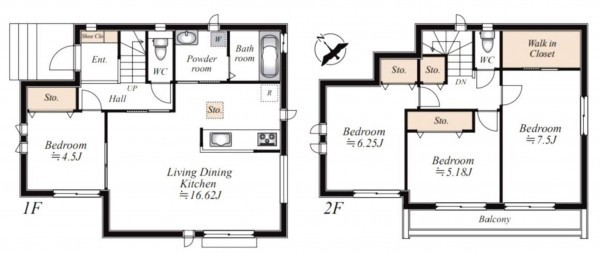 仙台市宮城野区鶴ケ谷、新築一戸建ての画像です