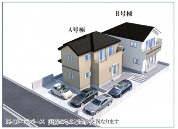 仙台市宮城野区鶴ケ谷、新築一戸建ての画像です