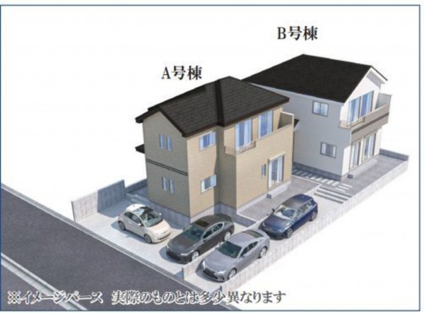 仙台市宮城野区鶴ケ谷、新築一戸建ての間取り画像です