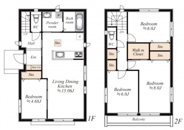 仙台市宮城野区鶴ケ谷、新築一戸建ての画像です