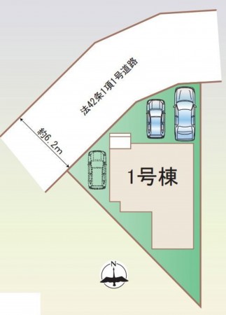 仙台市太白区、新築一戸建ての画像です