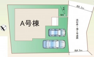 仙台市太白区、新築一戸建ての画像です