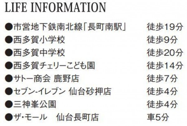 仙台市太白区、新築一戸建ての画像です