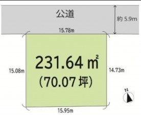 仙台市青葉区水の森、土地の画像です