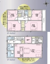 仙台市青葉区桜ケ丘、新築一戸建ての画像です
