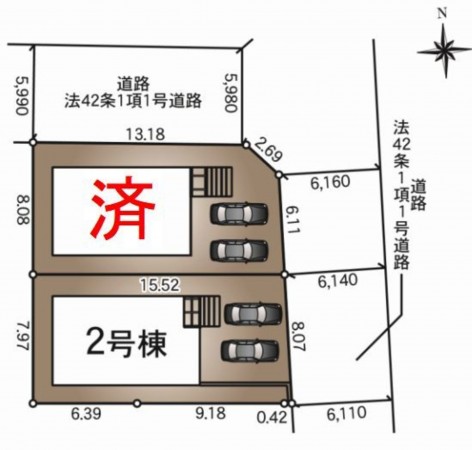 仙台市青葉区桜ケ丘、新築一戸建ての画像です