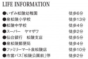 仙台市泉区松陵、新築一戸建ての画像です