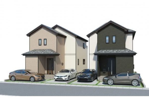 仙台市泉区松陵、新築一戸建ての間取り画像です