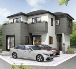 仙台市太白区、新築一戸建ての間取り画像です