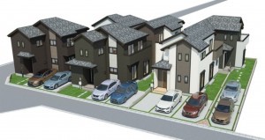 仙台市太白区、新築一戸建ての画像です