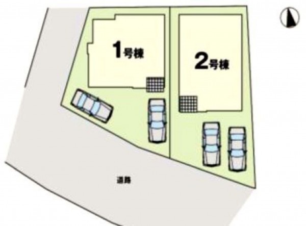 仙台市若林区、新築一戸建ての画像です