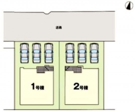 仙台市若林区、新築一戸建ての画像です