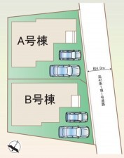 仙台市若林区、新築一戸建ての画像です