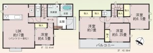 仙台市若林区、新築一戸建ての画像です
