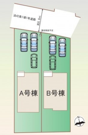仙台市若林区、新築一戸建ての画像です