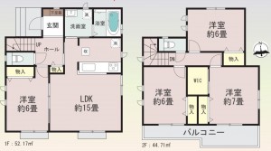 仙台市宮城野区岩切、新築一戸建ての画像です