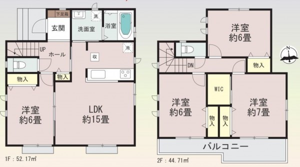 仙台市宮城野区岩切、新築一戸建ての画像です