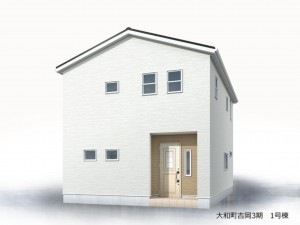 黒川郡大和町、新築一戸建ての間取り画像です