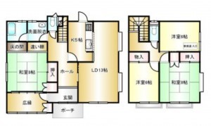 仙台市青葉区みやぎ台、中古一戸建ての画像です
