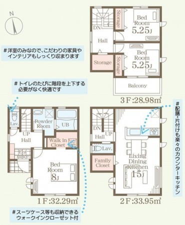 仙台市若林区、新築一戸建ての画像です