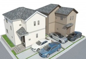 仙台市泉区松陵、新築一戸建ての画像です