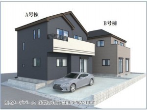 仙台市泉区松陵、新築一戸建ての間取り画像です
