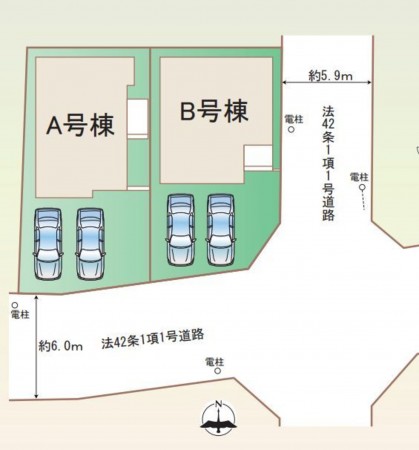 仙台市宮城野区新田、新築一戸建ての画像です