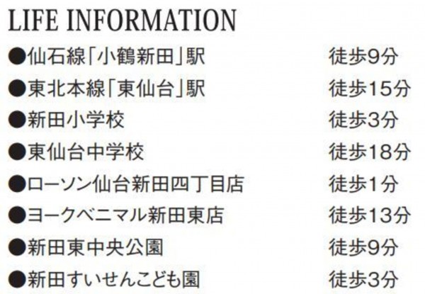 仙台市宮城野区新田、新築一戸建ての画像です
