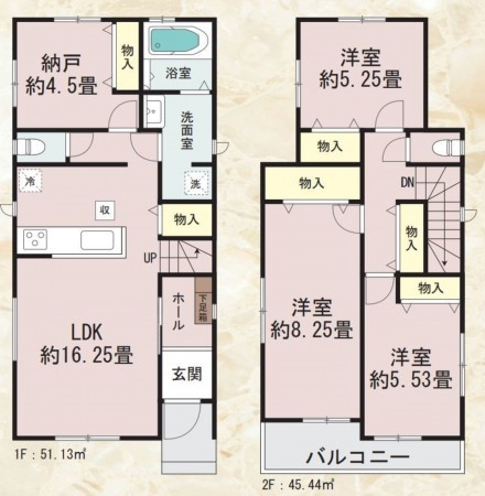仙台市太白区、新築一戸建ての画像です