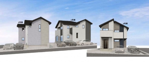 仙台市太白区、新築一戸建ての画像です