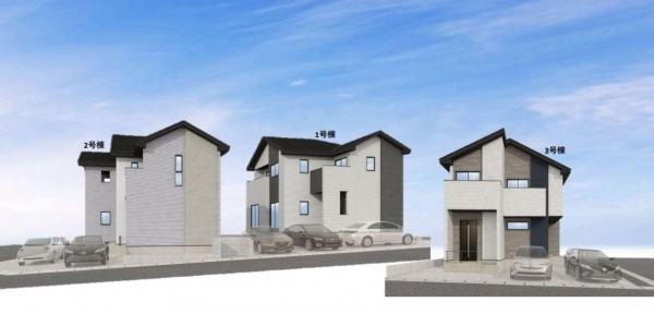 仙台市太白区、新築一戸建ての画像です