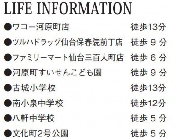 仙台市若林区、新築一戸建ての画像です
