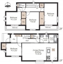仙台市宮城野区、新築一戸建ての画像です