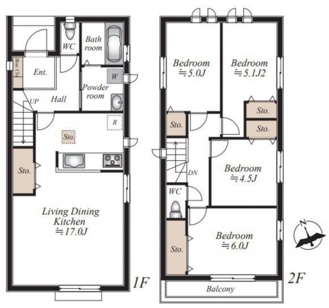 仙台市太白区、新築一戸建ての画像です