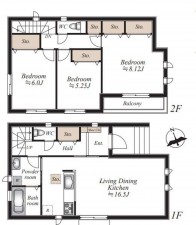 仙台市太白区、新築一戸建ての画像です