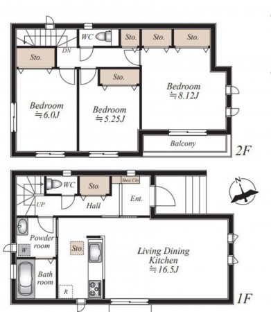仙台市太白区、新築一戸建ての画像です