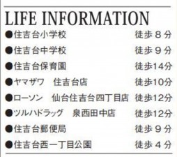 仙台市泉区住吉台東、土地の画像です